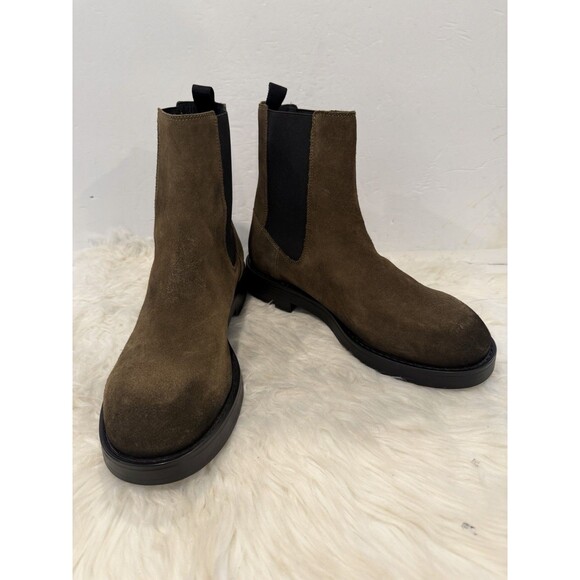 Zara Men Limited Edition Suede Leather Chelsea Boots Brown US 12 EUR 45 main image 6